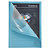 EXACOMPTA Paquet de 100 chemises à fenêtre SUPER 160g/m2 - 22x31cm - Bleu clair - 3