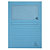EXACOMPTA Paquet de 100 chemises à fenêtre SUPER 160g/m2 - 22x31cm - Bleu vif - 1