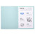 EXACOMPTA Paquet de 100 chemises Forever® 220 100% recyclé - 24x32cm - Bleu clair - 4