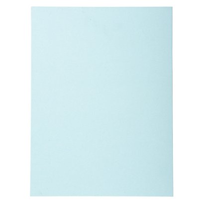 EXACOMPTA Paquet de 100 chemises Forever® 220 100% recyclé - 24x32cm - Bleu clair - 1