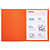 EXACOMPTA Paquet de 100 chemises Forever® 220 100% recyclé - 24x32cm - Orange - 4