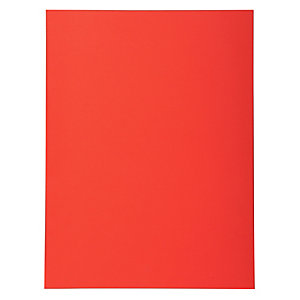 EXACOMPTA Paquet de 100 chemises Forever® 220 100% recyclé - 24x32cm - Rouge