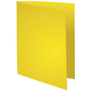 EXACOMPTA Paquet de 100 sous-chemises ROCK en carte 80 grammes jaune