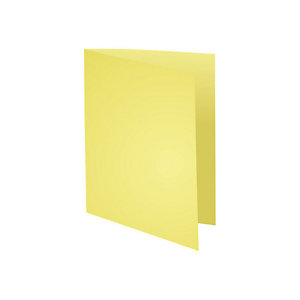 EXACOMPTA Paquet de 100 chemises SUPER 210 en carte 220 g coloris jaune