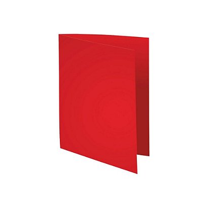 EXACOMPTA Paquet de 100 chemises SUPER 210 en carte 220 g coloris rouge