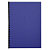EXACOMPTA Paquet de 100 couvertures Grain cuir pour reliure A4 - Bleu foncé - 3