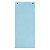 EXACOMPTA Paquet 100 fiches intercalaires horizontales unies perforées Forever - 105x240mm - Bleu clair - 3