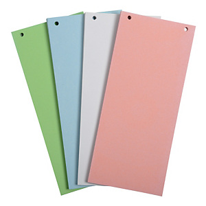 EXACOMPTA Paquet 100 fiches intercalaires horizontales unies perforées Forever - 105x240mm - Couleurs assorties EXACOMPTA Paquet 100 fiches intercalaires horizontales unies perforées Forever - 105x240mm - Couleurs assorties