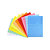 EXACOMPTA Paquet de 100 pochettes coins SUPER en carte 160 g avec fenêtre, coloris assortis 10 couleurs - 11
