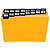 EXACOMPTA Paquet de 24 guides alphabétiques en carte à onglets métalliques, pour fiches 148x210mm - Noir - 3