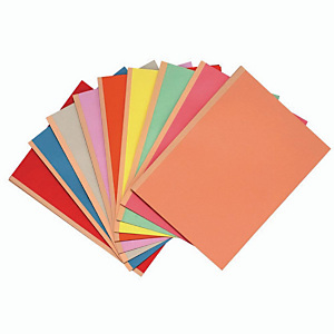 Exacompta Paquet de 25 chemises à dos toilé, carte 300 g, dos 3 cm, 24x32cm, coloris bulle Exacompta Paquet de 25 chemises à dos toilé, carte 300 g, dos 3 cm, 24x32cm, coloris bulle