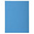 EXACOMPTA Paquet de 50 chemises 1 rabat ROCK''S 210 - 24x32cm - Bleu - 1