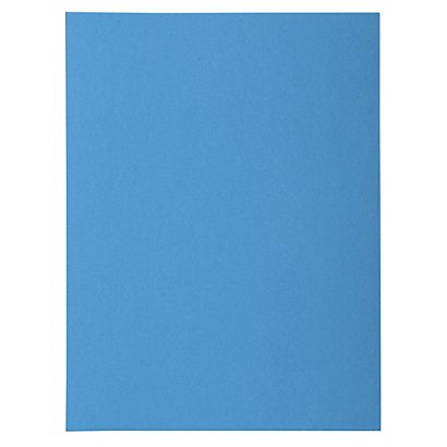 EXACOMPTA Paquet de 50 chemises 1 rabat ROCK''S 210 - 24x32cm - Bleu - 1