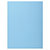 EXACOMPTA Paquet de 50 chemises 1 rabat SUPER 210 - 24x32cm - Bleu clair - 1