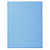 EXACOMPTA Paquet de 50 chemises 2 rabats SUPER 210 - 24x32cm - Bleu clair - 1