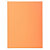 EXACOMPTA Paquet de 50 chemises 2 rabats SUPER 210 - 24x32cm - Orange - 1