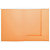 EXACOMPTA Paquet de 50 chemises 2 rabats SUPER 210 - 24x32cm - Orange - 2