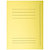 EXACOMPTA Paquet de 50 chemises 3 rabats avec cadre d'indexage Jura 250 jaune - 2