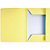 EXACOMPTA Paquet de 50 chemises 3 rabats avec cadre d'indexage Jura 250 jaune - 3