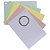 EXACOMPTA Paquet de 50 Flashcards sous film + anneau - bristol dots perforé - Format A6 - Jaune - 2