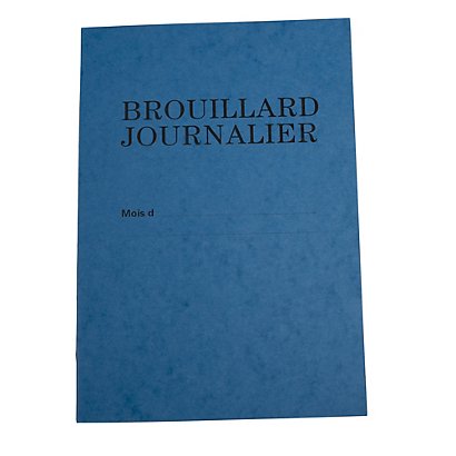 EXACOMPTA Piqûre 27x19,5cm Brouillard journalier 40 pages - 1