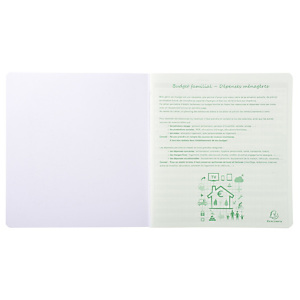 EXACOMPTA Piqûre de comptabilité et organisation familiale 27x25cm - Budget dépenses ménagères 56 pages EXACOMPTA Piqûre de comptabilité et organisation familiale 27x25cm - Budget dépenses ménagères 56 pages