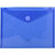 Exacompta Pochette enveloppe A4 Polypropylène Bleu translucide - sachet de 5 - 1