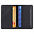 EXACOMPTA Portadocumenti RFID Hidentity  Doppio per bancomat/carta di credito - PVC - 9,5x6 cm - nero - 1