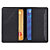 EXACOMPTA Portadocumenti RFID Hidentity  Doppio per bancomat/carta di credito - PVC - 9,5x6 cm - nero - 3
