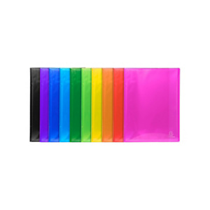 Exacompta Portalistino Iderama® A4, 50 buste cristallo liscio alta trasparenza, Copertina PPL semi-rigido traslucido, Colori assortiti Exacompta Portalistino Iderama® A4, 50 buste cristallo liscio alta trasparenza, Copertina PPL semi-rigido traslucido, Colori assortiti