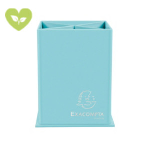 EXACOMPTA Portapenne in cartone Linea Aquarel, 4 scomparti, Azzurro EXACOMPTA Portapenne in cartone Linea Aquarel, 4 scomparti, Azzurro