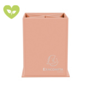 EXACOMPTA Portapenne in cartone Linea Aquarel, 4 scomparti, Corallo EXACOMPTA Portapenne in cartone Linea Aquarel, 4 scomparti, Corallo