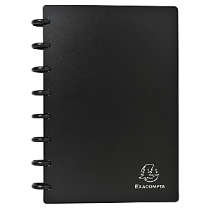 EXACOMPTA Porte-cartes de visite à anneaux et pochettes détaclables A5 EXACOMPTA Porte-cartes de visite à anneaux et pochettes détaclables A5