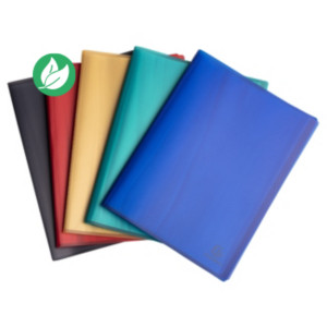 Exacompta Porte vue A4 Opak en polypro recyclé - 30 pochettes - Coloris assortis Exacompta Porte vue A4 Opak en polypro recyclé - 30 pochettes - Coloris assortis