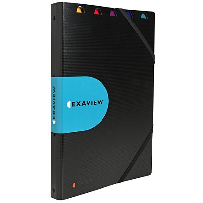 Exacompta Porte vues Exaview Exactive® A4 - Polypropylène - 40 pochettes - 80 vues - Noir