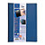 Exacompta Porte vues Vega A4 - PVC - 20 pochettes - 40 vues - Bleu - 3