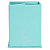 EXACOMPTA Pot à crayons carré 4 compartiments carton Teksto - Vert d'eau - 1