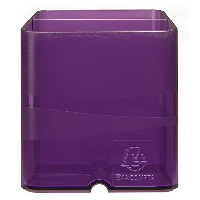 EXACOMPTA Pot à crayons Pen-Cube Chromaline - Violet - 1