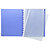 EXACOMPTA Protège-documents à anneaux et pochettes détachables 60 vues - A4 - Bleu - 2