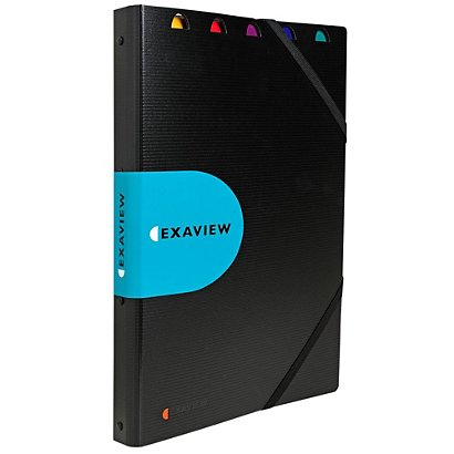 Exacompta Protège-documents Exaview Exactive® 30 pochettes A4 24 x 32 cm Polypropylène Noir