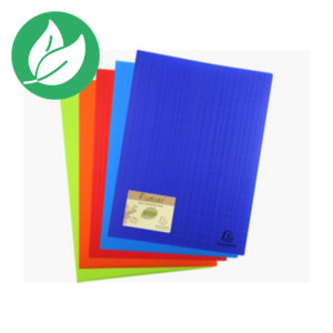 Exacompta Protége-documents Forever® en polypropylène recyclé,  80 vues/40 pochettes A4, coloris assortis (Le Porte vue)
