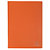 EXACOMPTA Protège-documents en polypropylène 5/10e OPAK pochettes Cristal 100 vues - A4 - Orange - 1