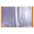EXACOMPTA Protège-documents en polypropylène 5/10e OPAK pochettes Cristal 100 vues - A4 - Orange - 4