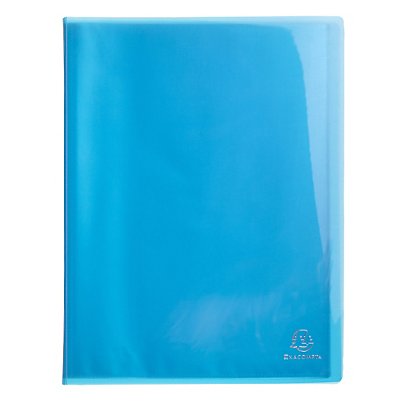 EXACOMPTA Protège-documents en polypropylène semi rigide IDERAMA PP 80 vues - A4 - Bleu clair - 1