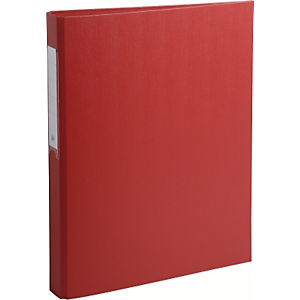 Exacompta Raccoglitore a 2 anelli, A4, Dorso 4 cm, Cartone foderato, Rosso Exacompta Raccoglitore a 2 anelli, A4, Dorso 4 cm, Cartone foderato, Rosso