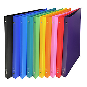 Exacompta Raccoglitore ad anelli, A4, Dorso 20 mm, Capacità 140 fogli, Polipropilene opaco, Colori assortiti Exacompta Raccoglitore ad anelli, A4, Dorso 20 mm, Capacità 140 fogli, Polipropilene opaco, Colori assortiti