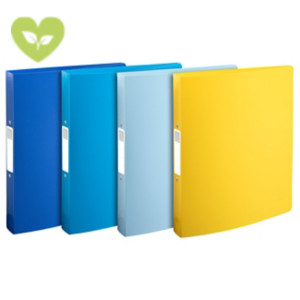 EXACOMPTA Raccoglitore ad anelli Linea Bee Blue, 2 anelli, 26,8 x 32 cm, Dorso 4 cm, Polipropilene riciclato, Colori assortiti: Zafferano, Turchese, Blu Navy, Azzurro (confezione 4 pezzi) EXACOMPTA Raccoglitore ad anelli Linea Bee Blue, 2 anelli, 26,8 x 32 cm, Dorso 4 cm, Polipropilene riciclato, Colori assortiti: Zafferano, Turchese, Blu Navy, Azzurro (confezione 4 pezzi)