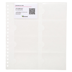 EXACOMPTA Recharge de 10 pochettes détachables pour porte cartes de visite Exactive® - 25,5x23cm EXACOMPTA Recharge de 10 pochettes détachables pour porte cartes de visite Exactive® - 25,5x23cm