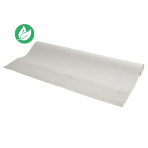 Exacompta Recharge de papier recyclé pour tableaux - blanc uni 60g - Rouleau de 50 feuilles 63 x 98 cm