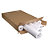 EXACOMPTA Recharge papier pour tableaux de conférence - papier extra-blanc 60g - 50 feuilles unies 63x98cm - Blanc - 5